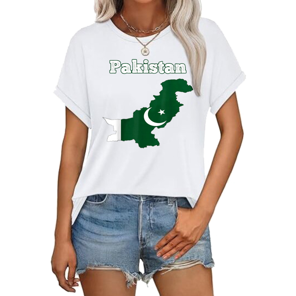 Summer Clothing Pakistan - Camiseta con la bandera de Pakistán