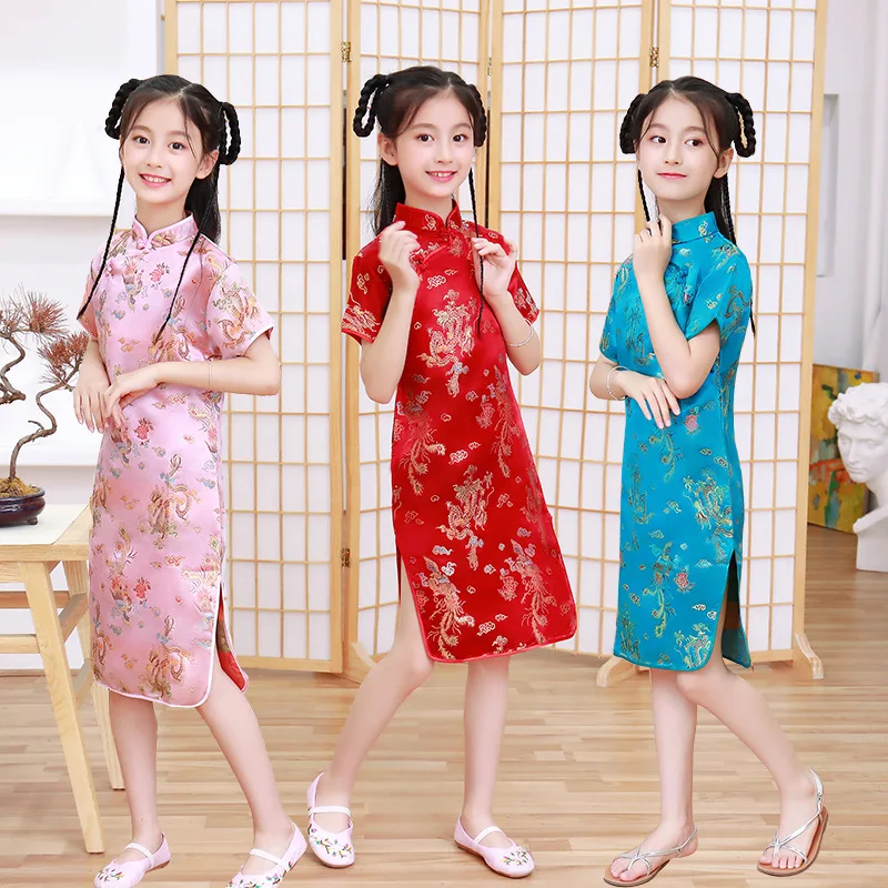 Cheongsam de verano para niños - Summer Clothing Baby Girl reseña y precio