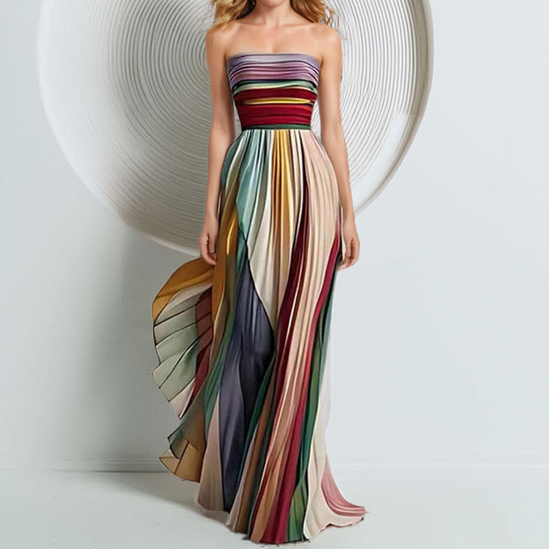 Vestido Largo Formal con Estam - Summer Zara reseña y precio