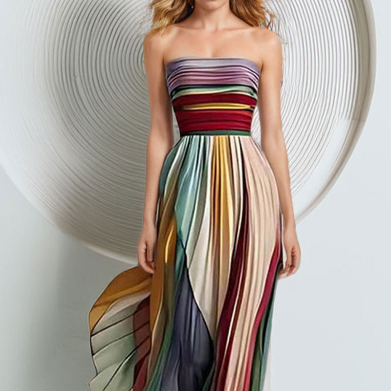 Vestido Largo Formal con Estam - Summer Zara reseña y precio