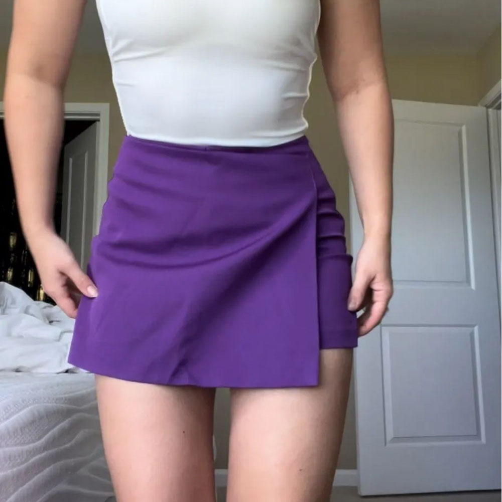 MUJER falda pantalón para muje - Summer Zara reseña y precio